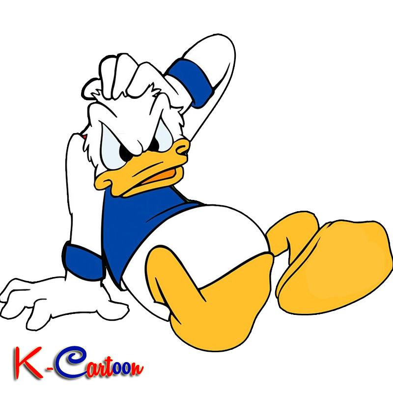 7 Gambar  Kartun Donald Bebek Vektor PNG Siap Edit K Kartun