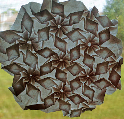 rhombus twists origami tessellation
