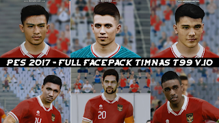 PES 2017 - New Full Facepack Timnas Indonesia T99 V.10