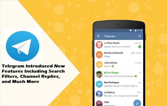 Telegram Introduced New Features Including Search Filters, Channel Replies, and Much More
