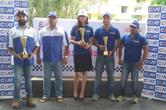 Aishwariya Pissay from CEAT Team wins 1st position in Lady Category at Maruti Suzuki Dakshin Dare Rally 2016