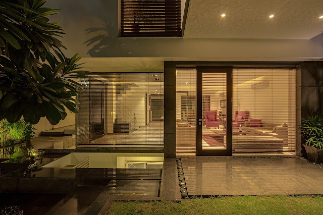 Picture of the interiors as seen from the terrace