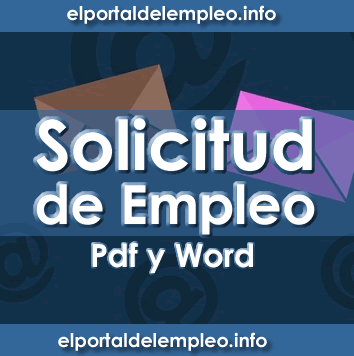 Solicitud de Empleo en PDF y Word