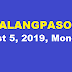 #WalangPasok: Class Suspensions, Monday, August 5, 2019