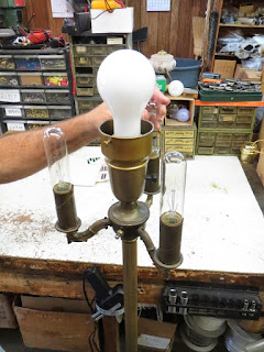 Several design options for antique lamp supply