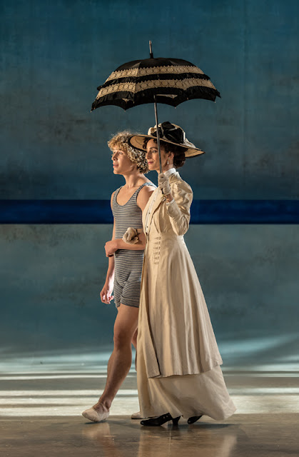 Celestin Boutin and Nina Goldman - Death in Venice, Garsington Opera - photo Clive Barda