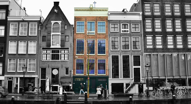 La casa de Anne Frank en Ámsterdam, Holanda