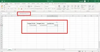 Cara Menghitung Jumlah Hari Berlalu (Day Since) Lewat Excel