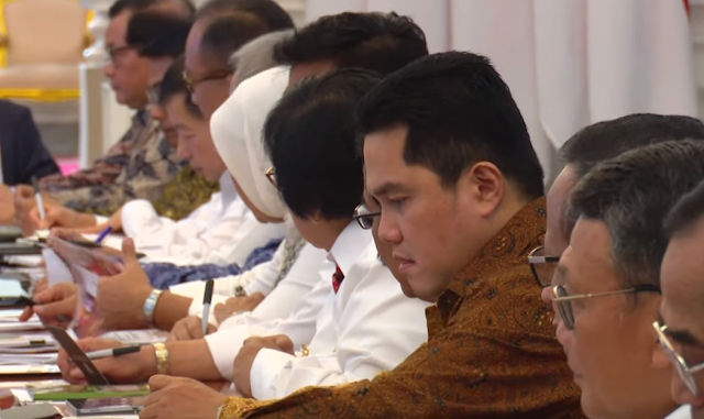 Presiden Jokowi Pimpin Sidang Paripurna Pertama Kabinet Indonesia Maju