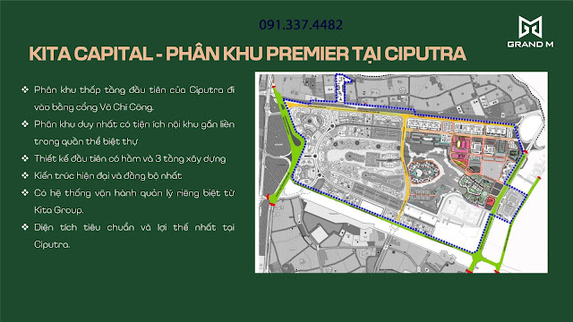 Tiến độ giá bán biệt thự dự án Kita Capital Ciputra Tây Hồ Hà Nội - CĐT Kita Group