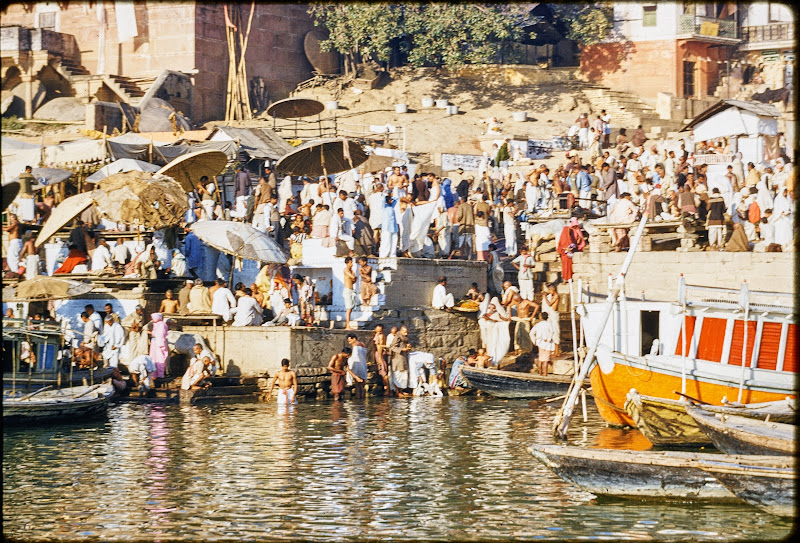 Ghats of Varanasi (Benaras/Kashi) - Circa c1950-60's