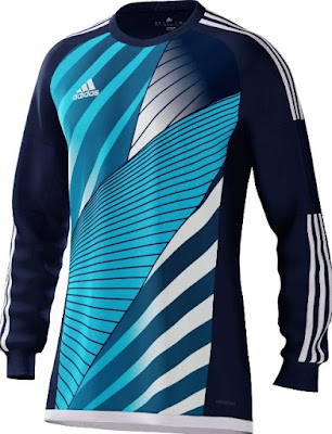 Desain Jersey Kiper Adidas Biru Hitam