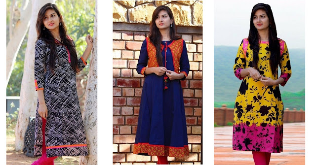 Fancy kurtis for Raksha Bandhan Gift