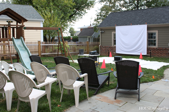 HOUSEography: Party: Backyard Movie Night