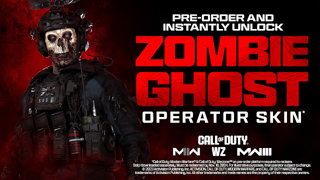 Modern Warfare III Zombie Ghost Operator Skin