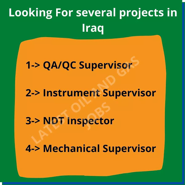 Looking For several projects in Iraq