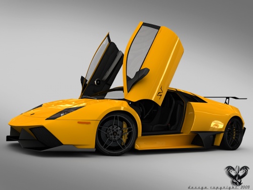 O Lamborghini Murcielago LP6704 SuperVeloce uma 