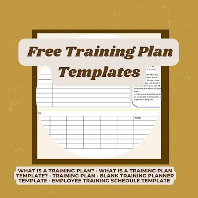 Employee training schedule template word