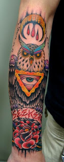 Owl Tattoos, Tattooing