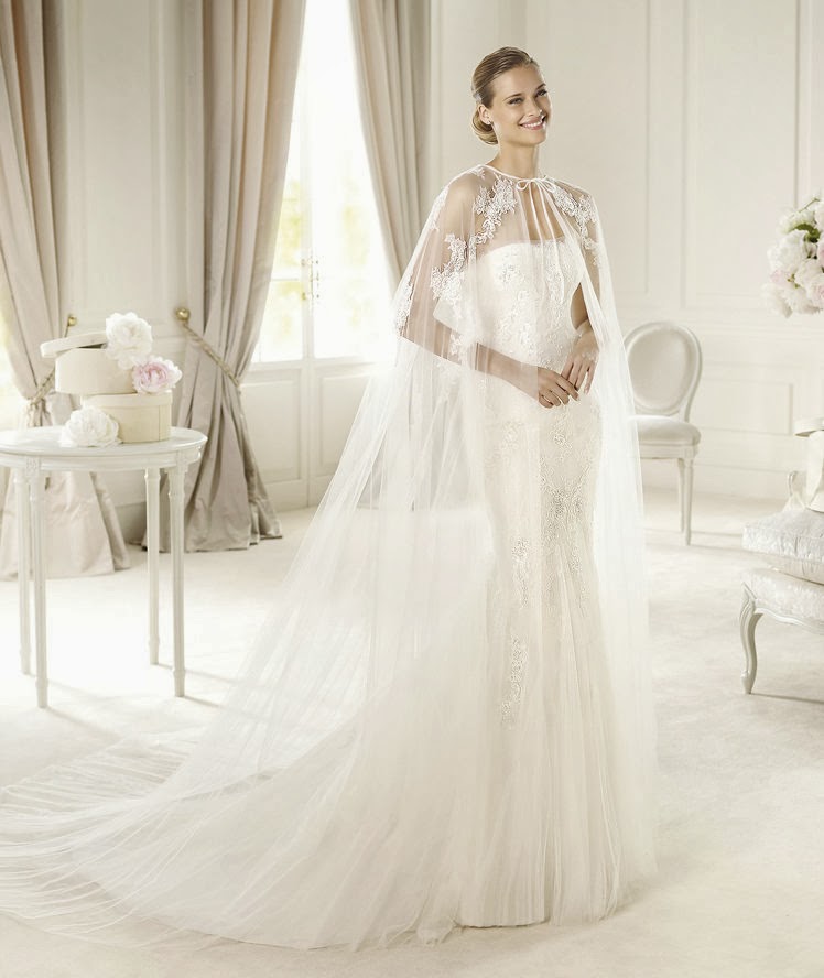 My Wedding  Dress  Chic Wedding Dresses with Capes 