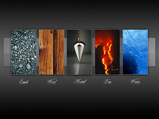 Four Material Element Wallpaper 