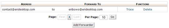 Email forwarder