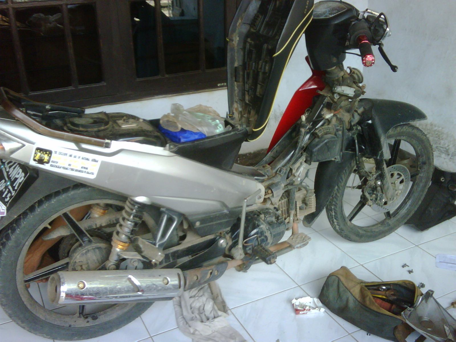 Modifikasi Yamaha Vega R New My Black List Part1