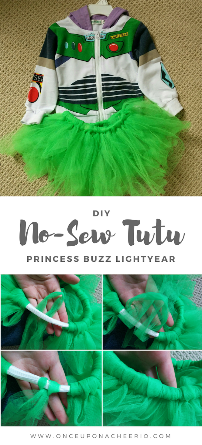 No Sew Tutu Princess Buzz Lightyear Costume