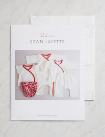 purl soho new born sewn layette modistilla de pacotilla diy minipacotillo baby bebé algodón orgánico