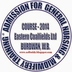 Admission for General Nursing & Midwifery training Course - Eastern Coalfields Ltd-burdwan-wb-2014