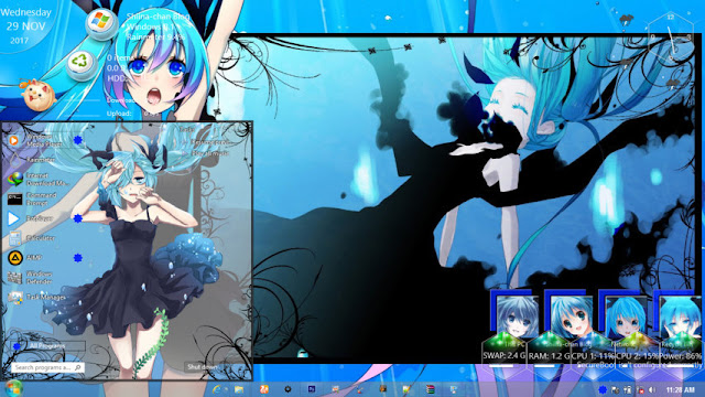 Windows 8.1 Theme Deep Sea Girl by Andrea_37