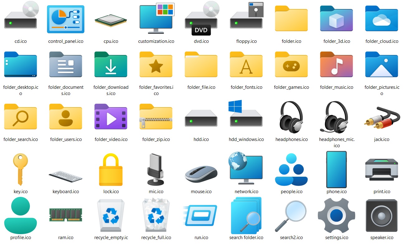 Windows-11-iconpack-for-Windows-10