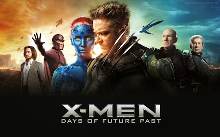 Poster Of X Men Days of Future Past (2014) In Hindi English Dual Audio 300MB Compressed Small Size Pc Movie Free Download Only At worldfree4u.com