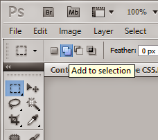 How to Select Multiple Area in Photoshop CS5