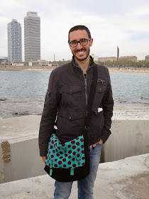 modistilla de pacotilla echino fabric bolso para hombre messenger bag diy 