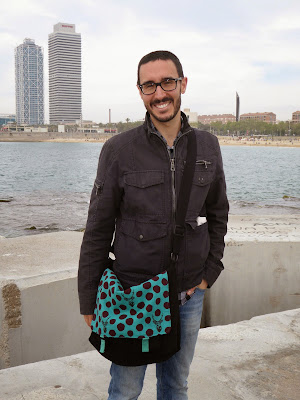 modistilla de pacotilla echino fabric bolso para hombre messenger bag diy 