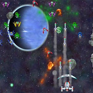 لعبة غزو الفضاء Space Invaders ثلاثية الابعاد