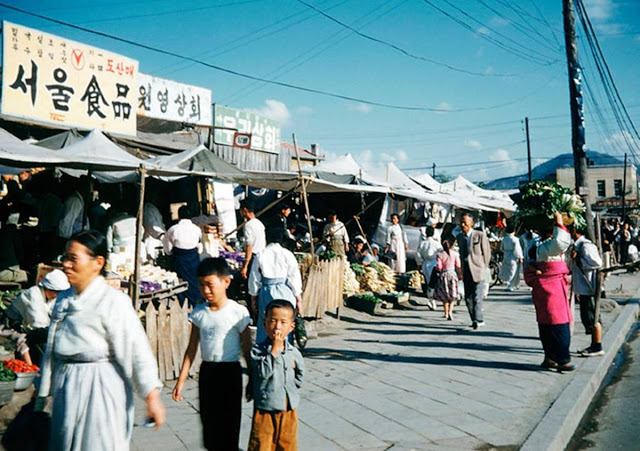 Fotografías de Seúl en los años 50 tras las Guerra de Corea