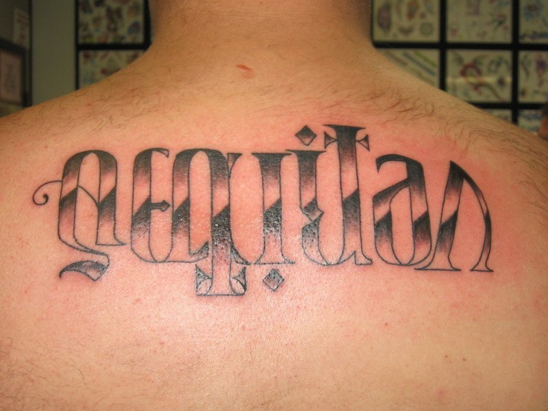 Ambigram Tattoo Designs