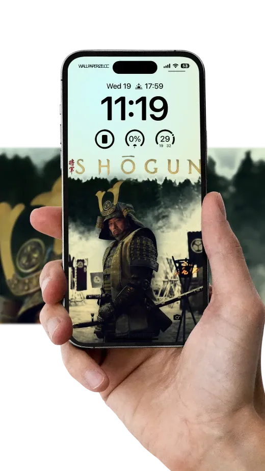 Shogun FX, Series, Japan, Samurai, Background Wallpaper UHD for Mobile, Android Phone, iOS iPhone. Free download.
