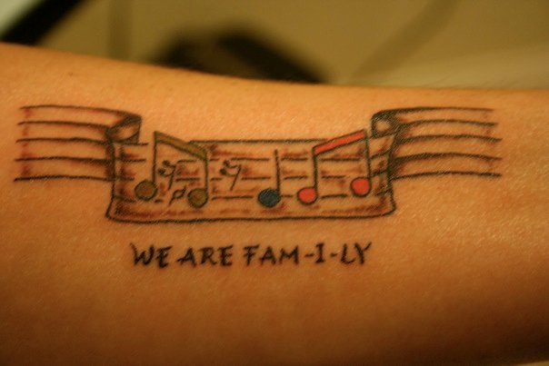 music is life tattoo