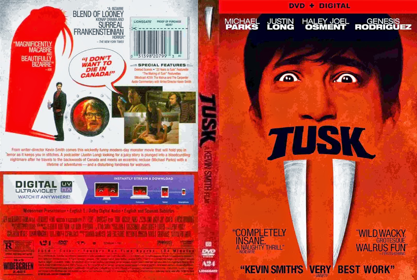 Tusk (2014) - Movie DVD