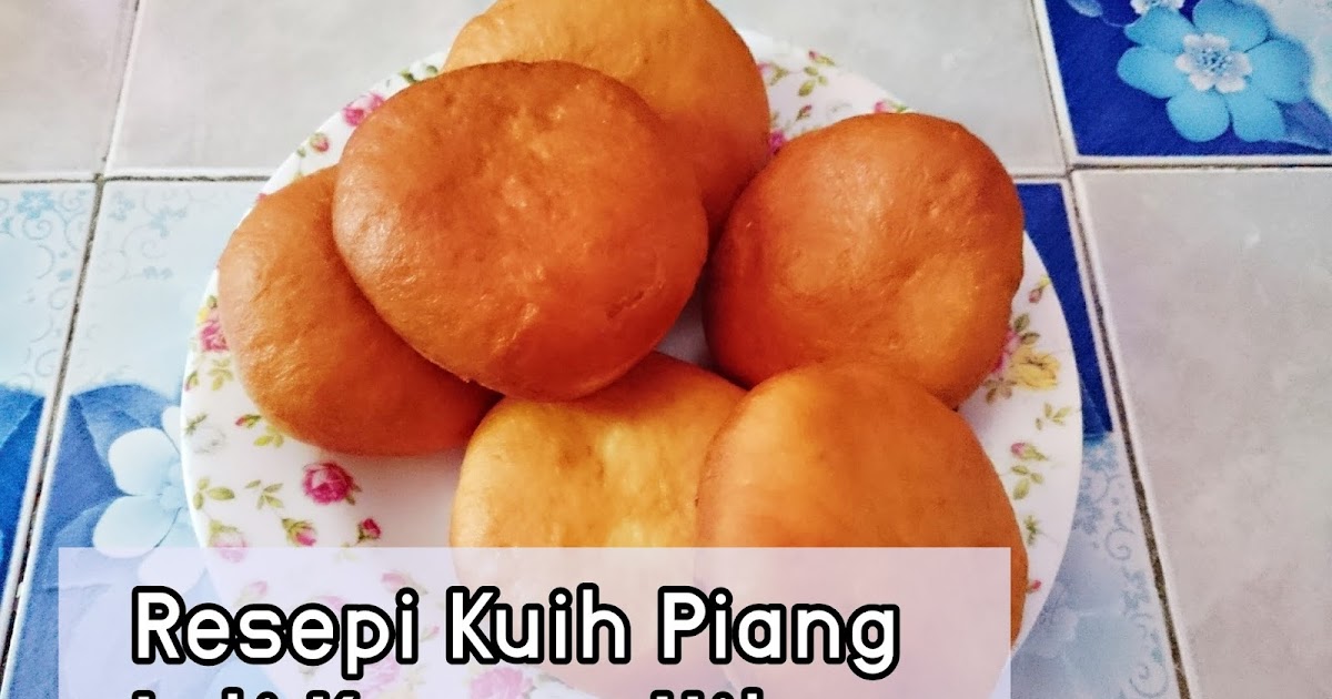 Resepi Kuih Piang Inti Kacang Hitam - Sii Nurul  Menulis 