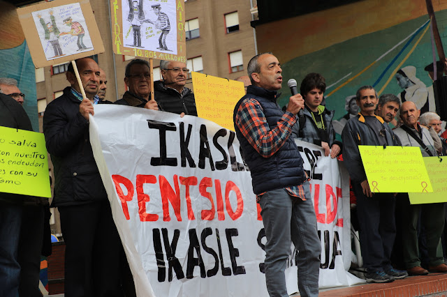 protesta por unas pensiones dignas