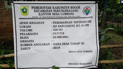 ADD Tahap III Digunakan Warga Desa Lumpang