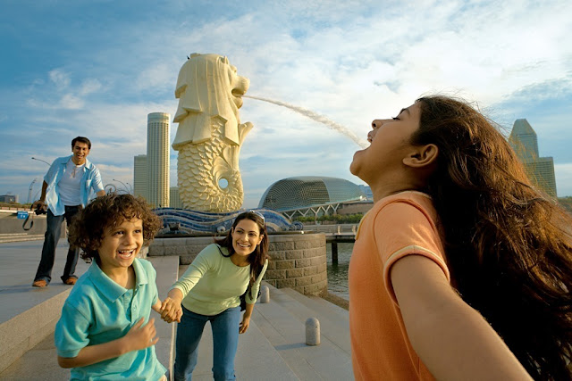 Công viên Sư tử biển Merlion Singapore có gì hấp dẫn