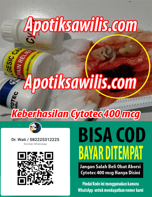 Obat Penggugur Kandungan Merek Dagang Cytotec Botol 400 mcg