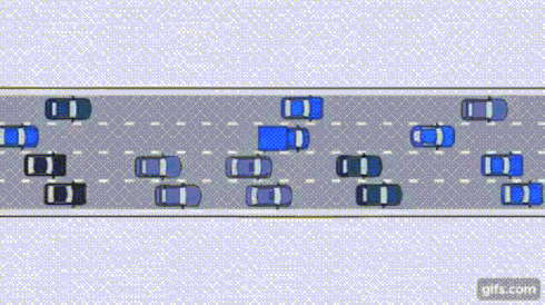 How jerk drivers cause traffic jams