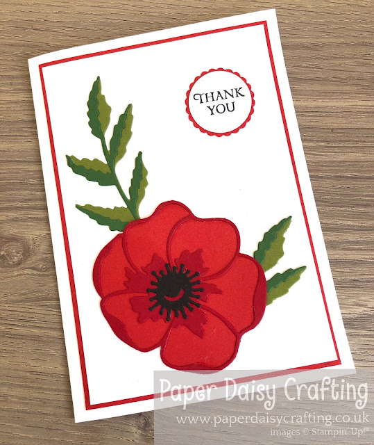 peaceful poppies stampin up