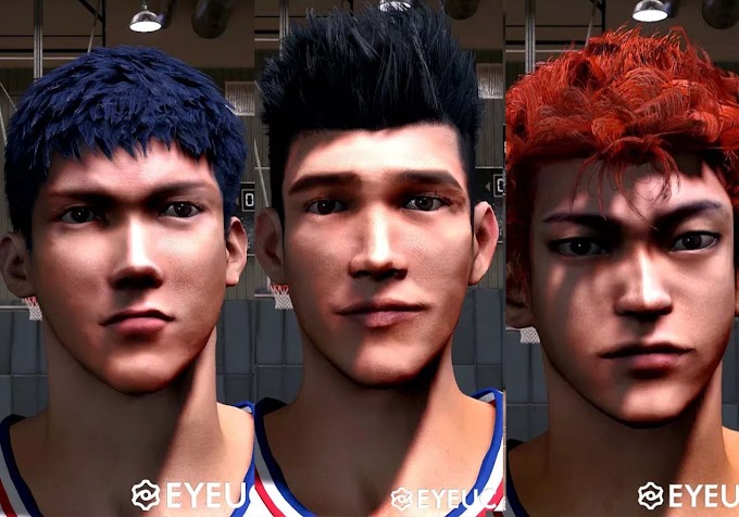 Slam Dunk Cyberfaces Mod Pack by North | NBA 2K22